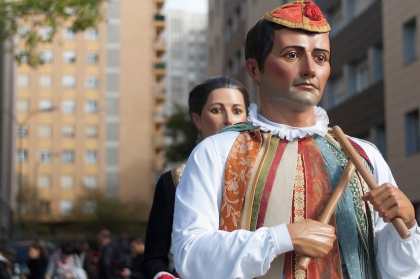 Gigantes en desfile